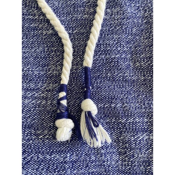 Roxy Boho Surf Open Neck Drawstring Hooded Scoop Hem Sz‎ M - Picture 8 of 10